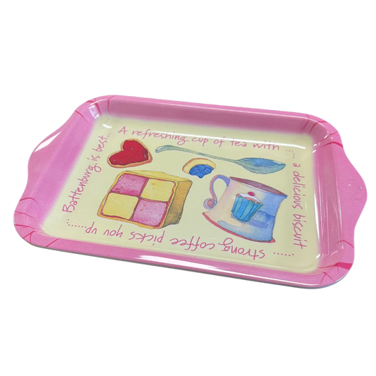 SLIGHTLY IMPERFECT - Teatime Mini Melamine Tray