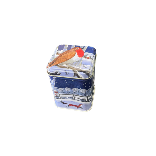 Emma Bridgewater Winter Animals Small 100g Square Tea Tin